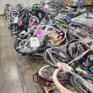 Mixed bicycle pallets for resale